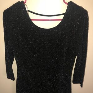 Black sparkly dress